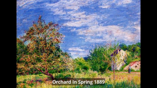 Alfred Sisley - 100 Impressionism Paintings With Titles. смотреть онлайн