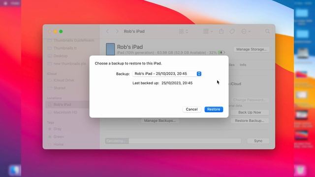 How To Restore iPad From Backup On Mac - Full Guide смотреть онлайн