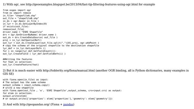 GIS: Copy attributes from existing shapefile to new shapefile (Python 2.7.13, GDAL) (2 Solutions!!) смотреть онлайн