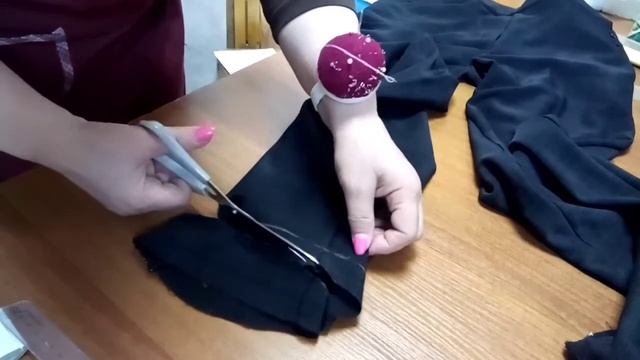 Укоротить брюки из эластана. смотреть онлайн