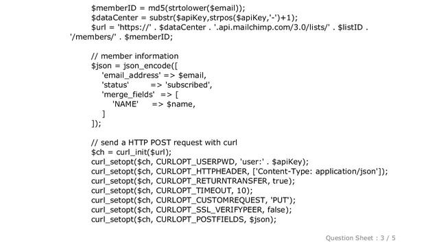 HTML : MailChimp Add Subscriber using API 3.0 PHP смотреть онлайн