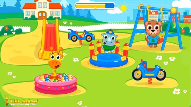 Kindergarten Animals - Fun Baby Games for Kids - Android Gameplay - Kids School смотреть онлайн