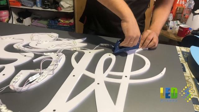 Объемные 3D буквы для вывесок смотреть онлайн