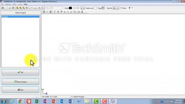 Convert file in SDR format with Sokkia Link if the file are in Text Tab Text Space, Text Coma forma