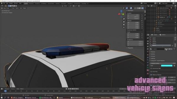 Adapting a model for Advanced Vehicle Sirens