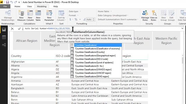 DAX functions to generate Auto Serial Number in Power BI Table смотреть онлайн