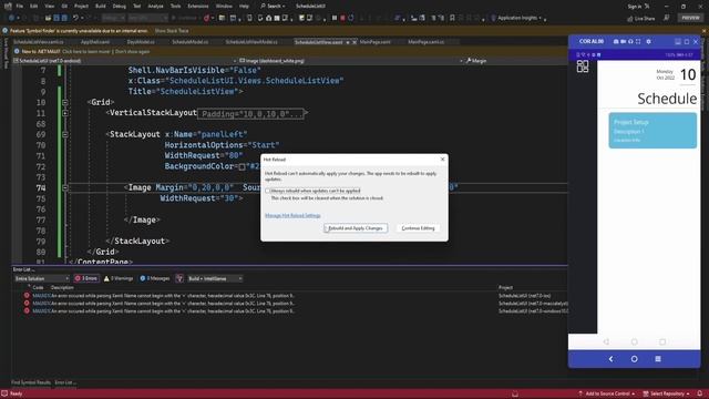 Design Schedule App UI In .NET MAUI Application смотреть онлайн