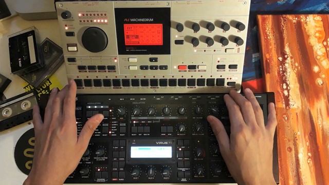 Elektron Machinedrum & Access Virus Ti Electro jam смотреть онлайн