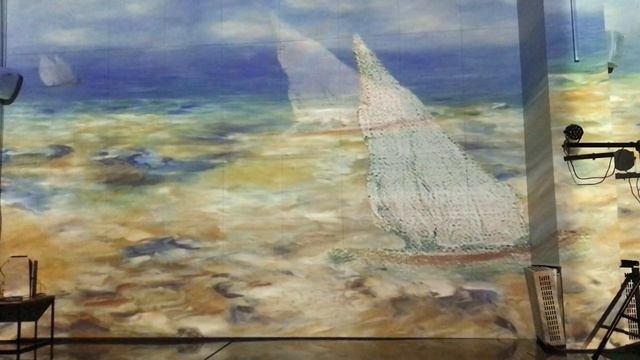 Инсталляция, ожившие картины, Клод Моне. смотреть онлайн