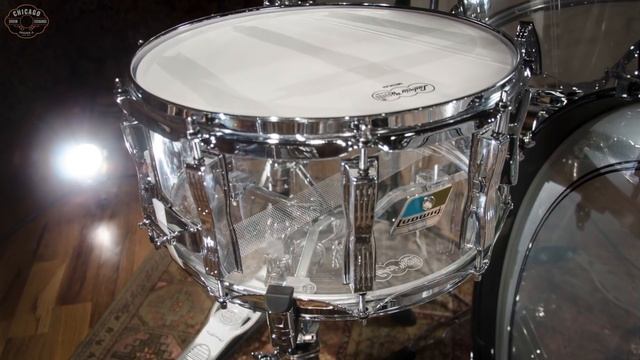 Ludwig Clear Vistalite 4pc Zeppelin Kit | Chicago Drum Exchange Demo смотреть онлайн