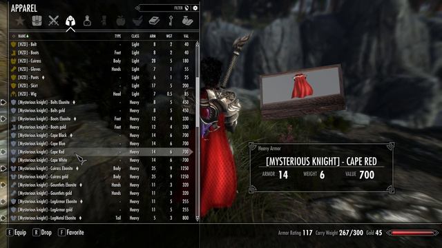 Mysterious Knight Armor+Weapon [SSE] HDT SMP смотреть онлайн