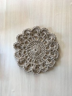 ЭКО салфетка под горячее_ сервировочная крючком Экспресс Мастер класс