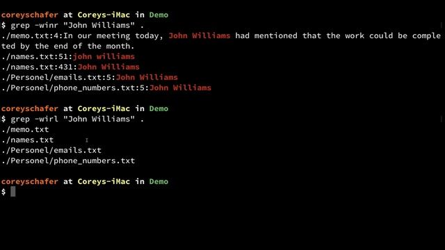 Linux_Mac Terminal Tutorial_ The Grep Command - Search Files and Directories for Patterns of Text смотреть онлайн
