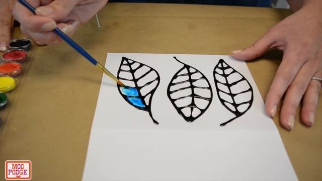 DIY Faux Batik Technique With Mod Podge