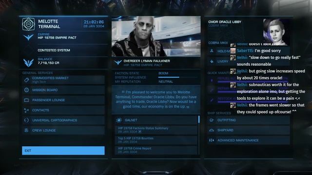 Elite: Dangerous Horizons LIVE | Session 3: Trading Chill Stream