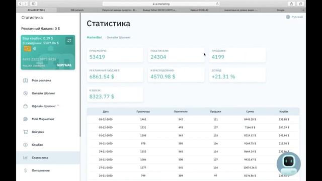 Короткая презентация Ai Marketing & MarketBot смотреть онлайн