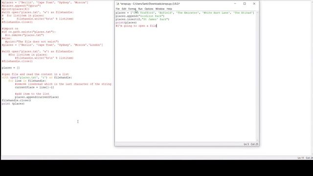 GCSE Python Writing and Reading an Array to a File смотреть онлайн
