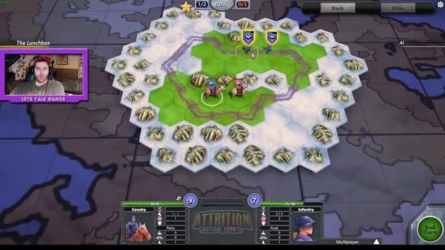 Let`s Try Attrition Tactical Fronts - How To Play Part 1 смотреть онлайн