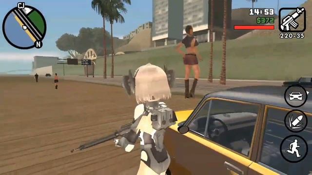GTA San Andreas - Mod Anime | Tobiichi Origami | Date a Live смотреть онлайн