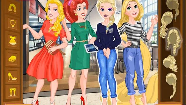 Disney Princess Go To School (Принцессы Диснея возвращаются в школу) - прохождение игры смотреть онлайн