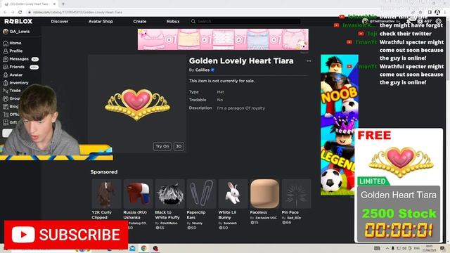 ? FREE ROBLOX UGC LIMITEDS COUNTDOWN