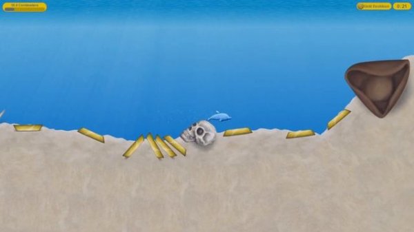 Tasty Blue (2014) Playthrough Part 2 - Dolphin (All 3 Stars)