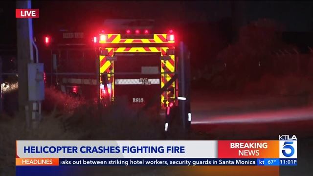 Firefighter helicopter crashes in Riverside County смотреть онлайн
