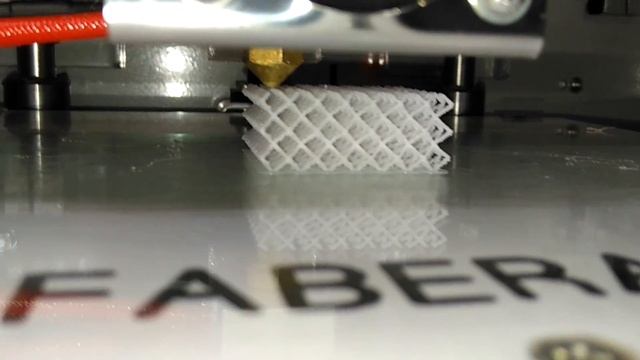 Печать сложной структуры на 3D-принтере Faberant Cube