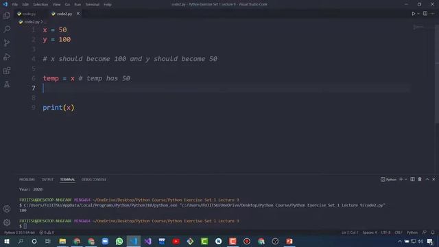 Python Exercise Set 1 - Python Tutorials For Beginners #9 смотреть онлайн