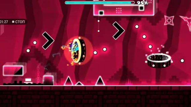 Как пройти shock на 3 монеты в geometry dash смотреть онлайн