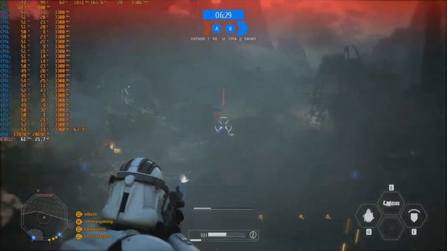 FPS Star Wars Battlefront II E5 2678 v3, X99-TF, DDR3 1866, RX 580 8Gb, Full HD, unlock -70-50 смотреть онлайн