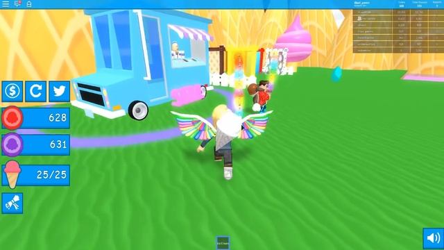 Коды симулятор поедания мороженого в роблокс Code ICE CREAM SIMULATOR Roblox смотреть онлайн