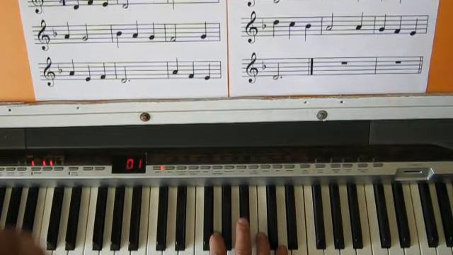 2-й урок фортепиано. Шумел камыш. Русская песня. смотреть онлайн