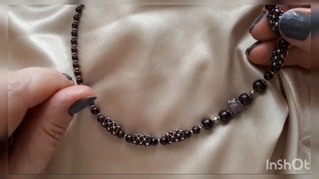 ТРИ украшения из граната. Колье с кулоном. Бусы и чокер на заказ. Лучший подарок на рош хашана. смотреть онлайн