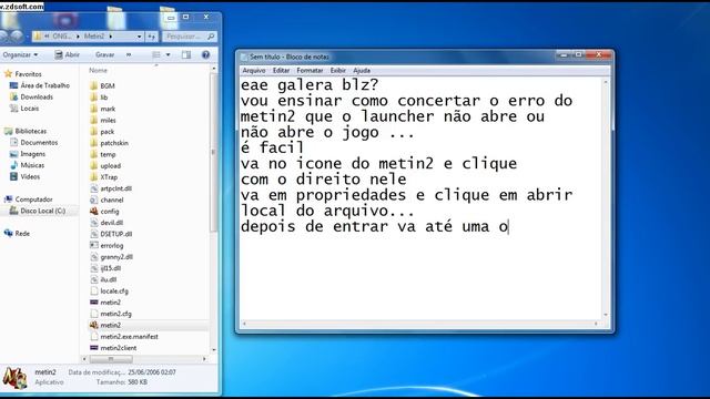 Erro Launcher Metin2 ( Resolvido ) смотреть онлайн
