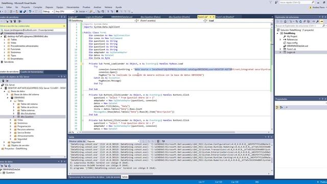 Visual Basic SQL Server смотреть онлайн