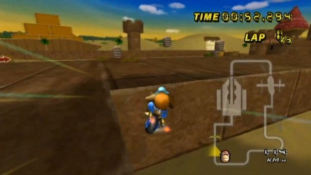 [MKWii] Desert Fort - Shortcuts and Strats смотреть онлайн