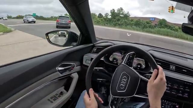 2024 Audi Q8 Sportback E-tron - POV Test Drive (Binaural Audio)