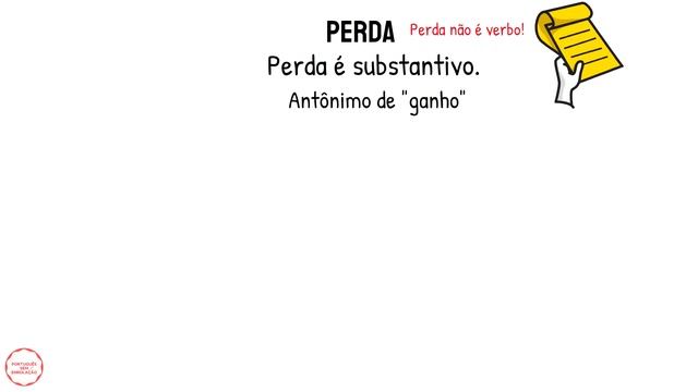 PERCA ou PERDA? Qual é o CORRETO? Quando Usar? (Aprenda com Exemplos) смотреть онлайн