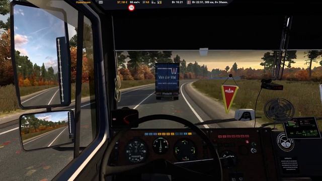 ★ Euro Truck Simulator 2 ★ Сборка карт на основе Проект Россия ? Северодвинск - Вологда смотреть онлайн