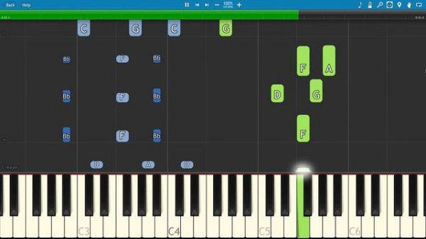 Samsung Galaxy Ringtone - Over The Horizon - Piano Tutorial