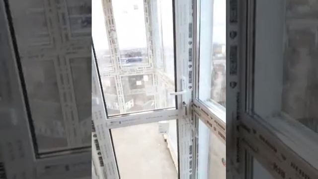 Остекление балкона. Французское остекление от пола до потолка. смотреть онлайн