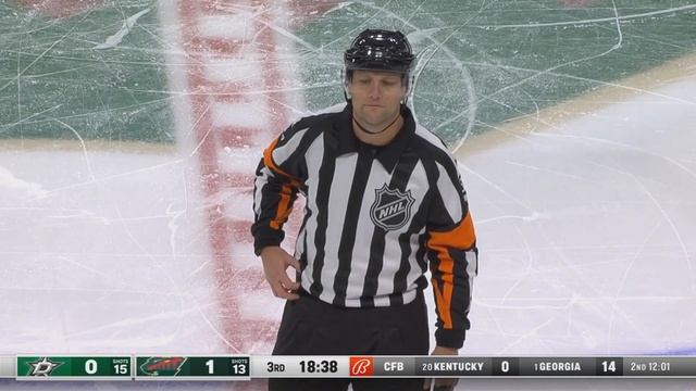 Joel Eriksson Ek Illegal Check To The Head Penalty Against Jamie Benn смотреть онлайн