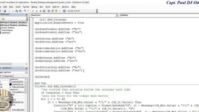 How to Create Student Database Management System in Excel Using VBA - Full Tutorial смотреть онлайн