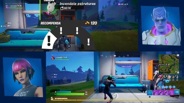Naves de mini game no Fortnite!!!!
