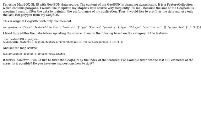 GIS: MapBox GL - filtering GeoJSON by feature index смотреть онлайн