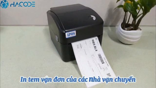 Máy in tem mã vạch APOS 420B смотреть онлайн