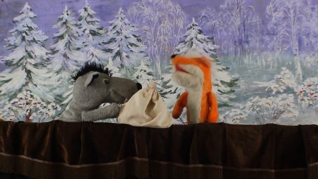 «Как Колобок в лес за елкой ходил» Кукольный новогодний детский спектакль смотреть онлайн