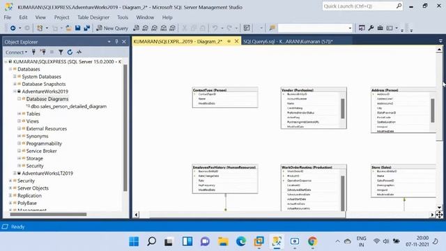 SQL Database diagram - Entity Relationship mapping Day 4 #100daysofsql смотреть онлайн