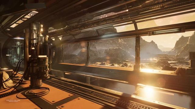 Glacial Planet Settlement Facility with Radio Chatter. Sci-Fi Ambiance for Sleep, Study, Relaxation смотреть онлайн